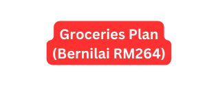 Groceries Plan Bernilai RM264